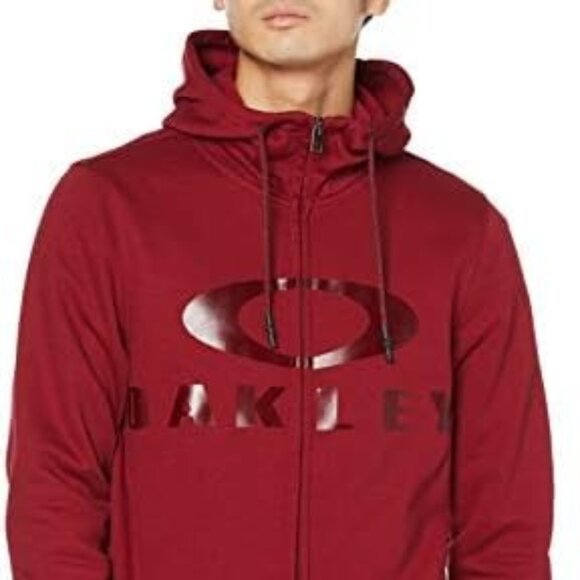 OAKLEY Mens Full Zip Logo Jacket Hoodie - Picture 2 of 5